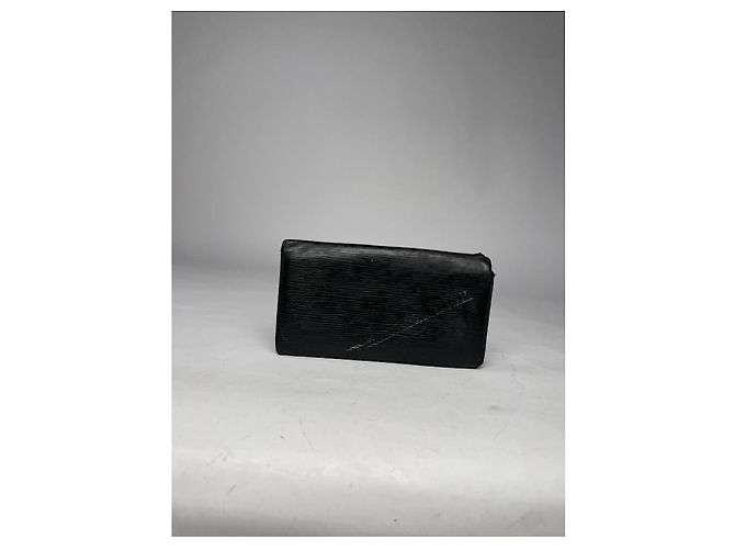 Louis Vuitton Louise schwarze Lederbörse - Ansicht 2