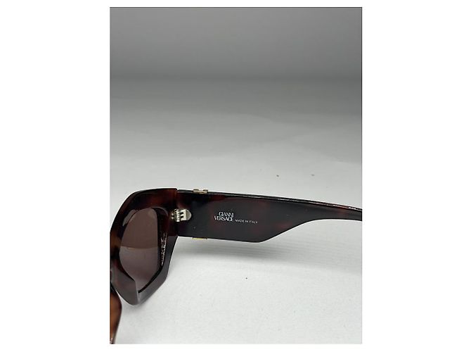 Occhiali da sole in plastica nera Gianni Versace Nero - vista 5