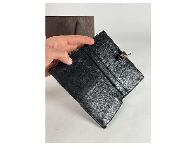 Jackie Gucci Zumi Black Cotton Wallet - view 4