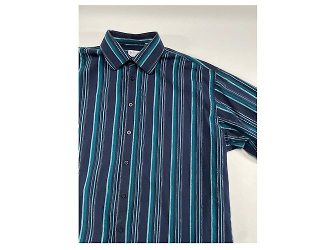 Camicia in cotone nero Yves Saint Laurent - vista 3