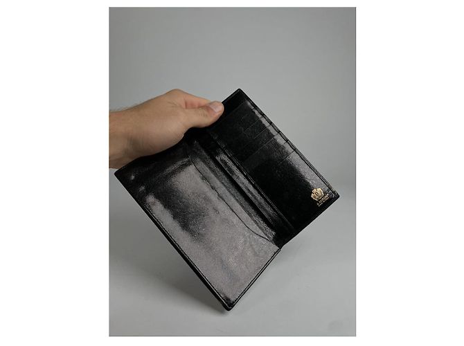 Schwarze Lackledertasche A. Testoni - Ansicht 3