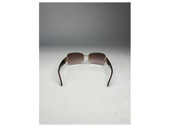 Gafas de sol de plástico marrón Loewe Castaño - vista 3