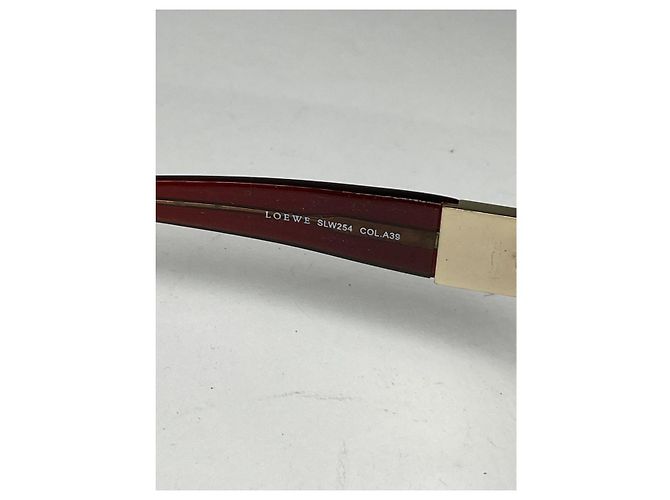 Gafas de sol de plástico marrón Loewe Castaño - vista 4