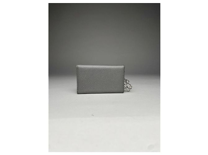 Prada blaue Lederhandtasche - Ansicht 2