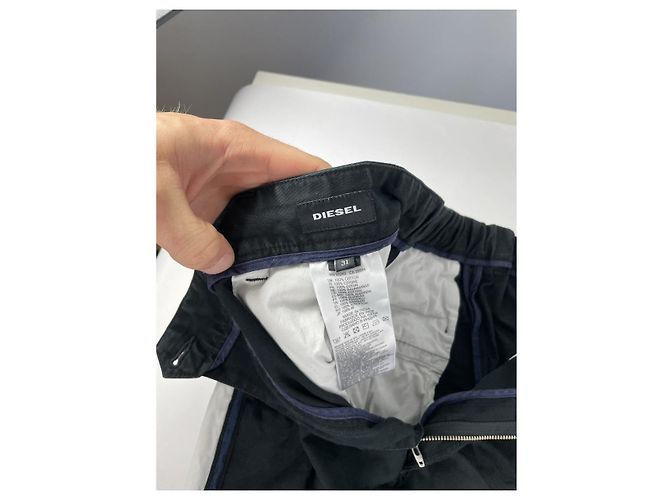 Pantaloni in cotone multicolore Diesel - vista 5