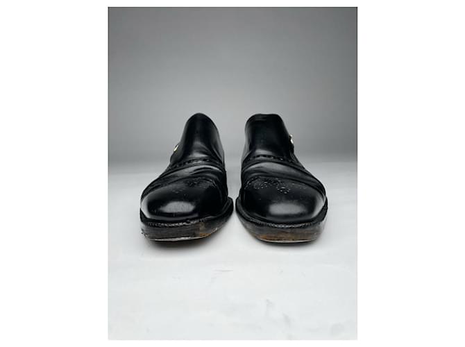Gucci Queercore Marrone Pelle Laccata Con Lacci - vista 3