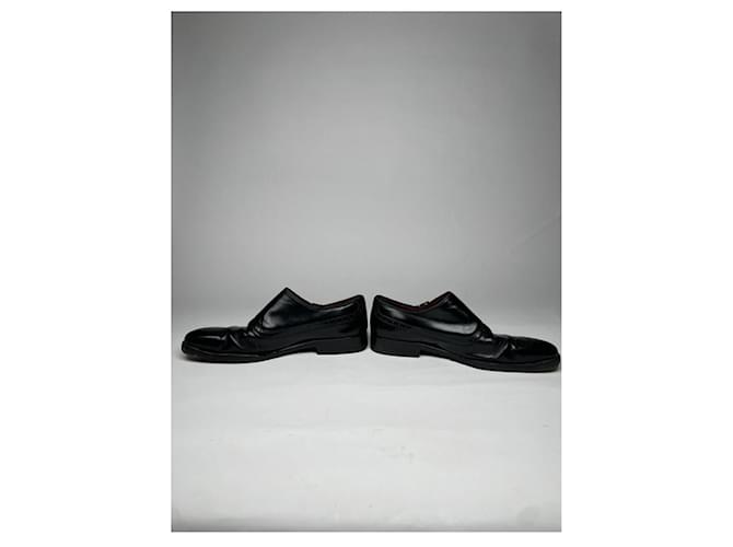 Gucci Queercore Marrone Pelle Laccata Con Lacci - vista 5