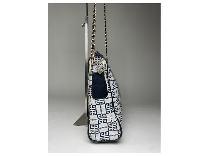 Bolsa de couro branco Givenchy 4G - vista 2