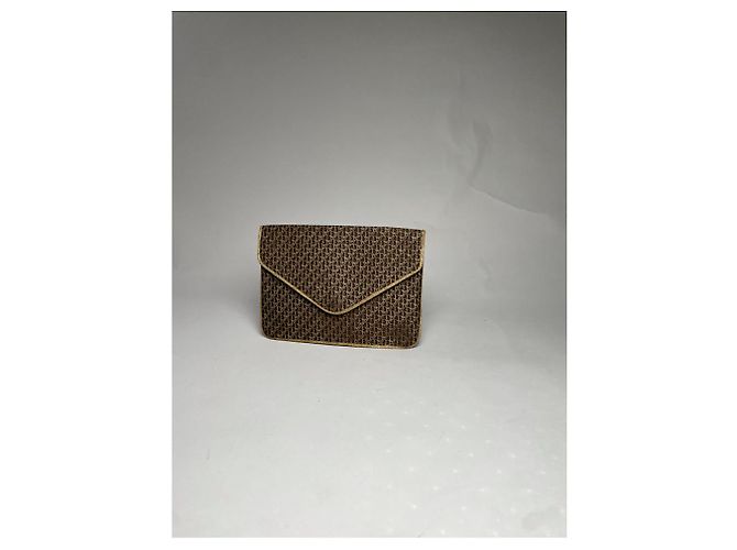 Clutch in cotone dorato Dior DiorAddict D'oro - vista 2