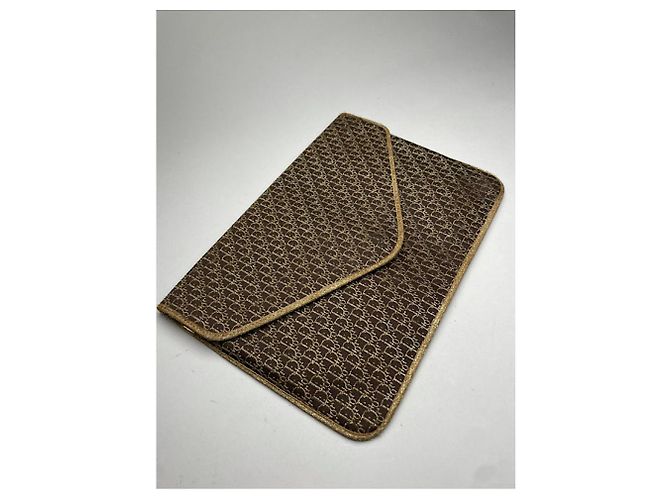 Clutch in cotone dorato Dior DiorAddict D'oro - vista 4