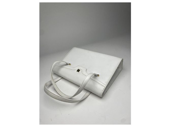 Bolsa de couro branco Givenchy 4G - vista 5