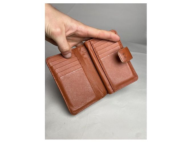 Prada Orange Leather Wallet - view 5