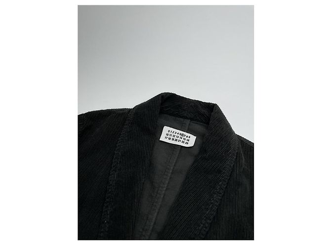 Abrigo de algodón negro Maison Martin Margiela - vista 3