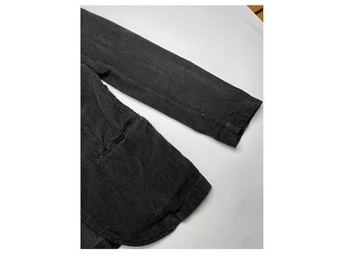 Abrigo de algodón negro Maison Martin Margiela - vista 4