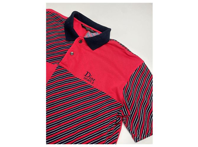Christian Dior Polo de algodón rojo Dior Homme Roja - vista 2