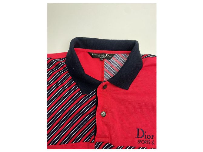 Christian Dior Polo de algodón rojo Dior Homme Roja - vista 3