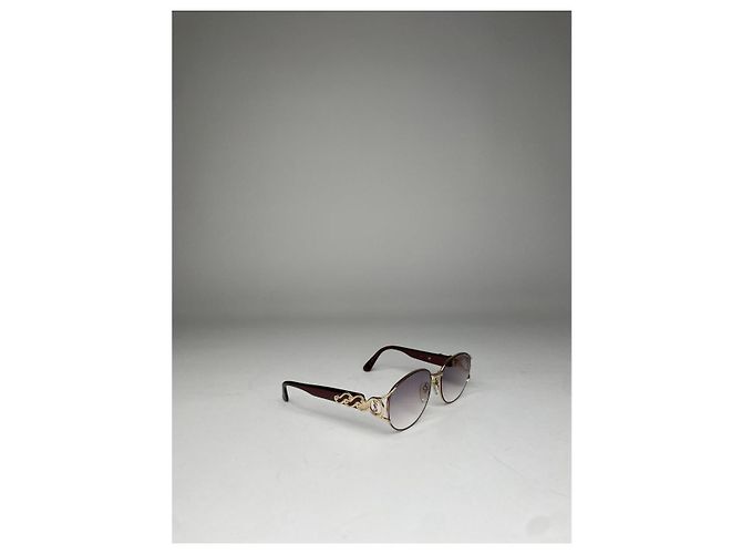Occhiali da sole in plastica nera Saint Laurent Nero - vista 2