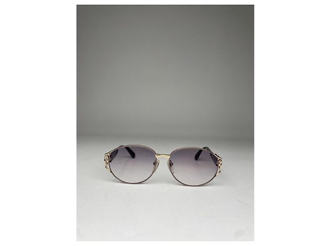 Occhiali da sole in plastica nera Saint Laurent Nero - vista 4