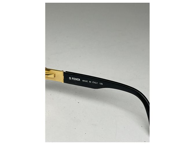 Fendi schwarze Metallsonnenbrille - Ansicht 5