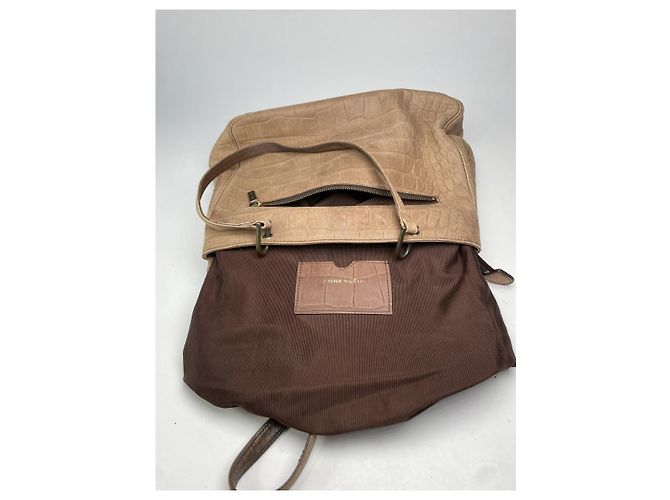 Borsa in pelle marrone ANNE KLEIN - vista 2