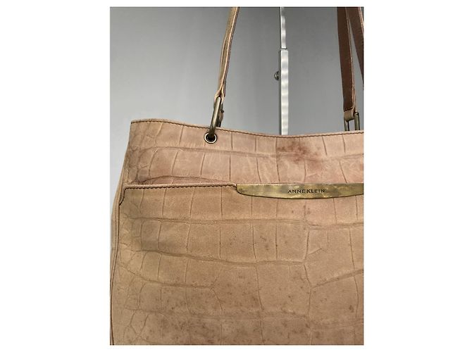 Borsa in pelle marrone ANNE KLEIN - vista 4