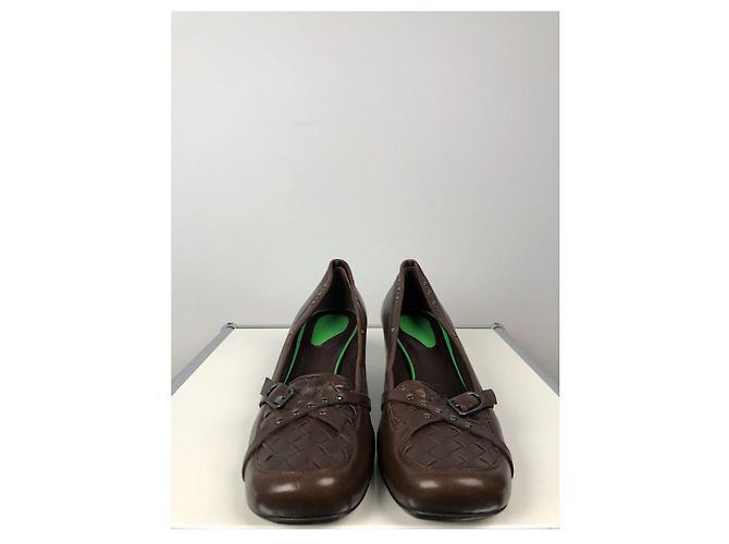 Bottega Veneta Brauner Lederabsatz - Ansicht 2