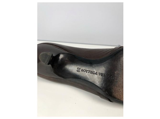 Bottega Veneta Brauner Lederabsatz - Ansicht 3