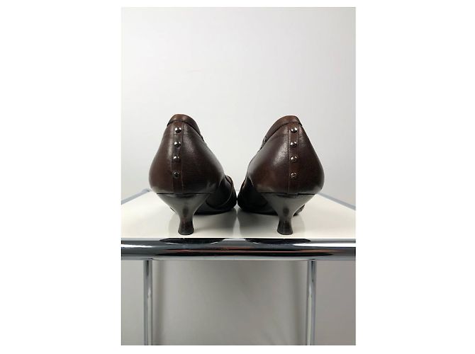 Bottega Veneta Brauner Lederabsatz - Ansicht 4