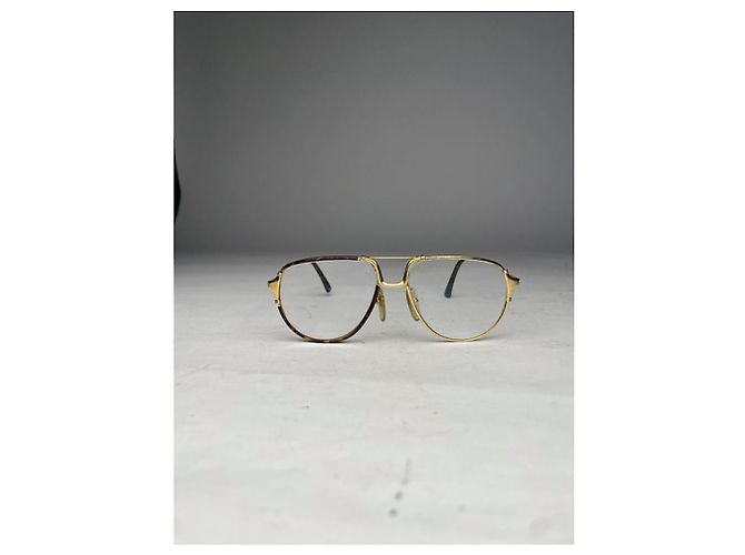 Occhiali da sole in metallo dorato Dior D'oro - vista 3