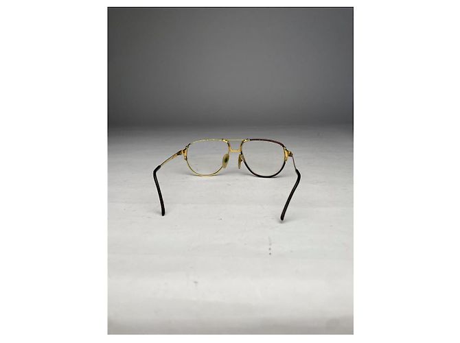 Occhiali da sole in metallo dorato Dior D'oro - vista 5