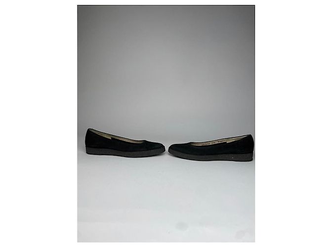 Ballerine in plastica nera Salvatore Ferragamo Nero - vista 2