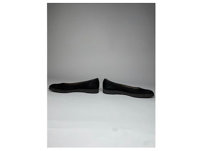 Ballerine in plastica nera Salvatore Ferragamo Nero - vista 3