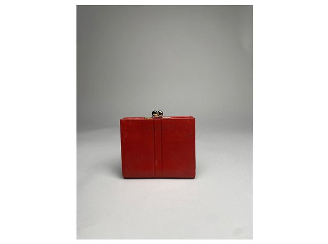 Cartera de cuero rojo ROBERTA DI CAMERINO Roja - vista 3