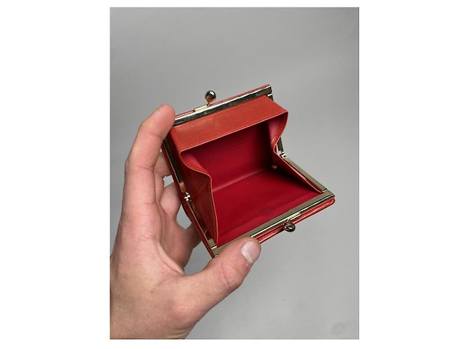 Cartera de cuero rojo ROBERTA DI CAMERINO Roja - vista 4