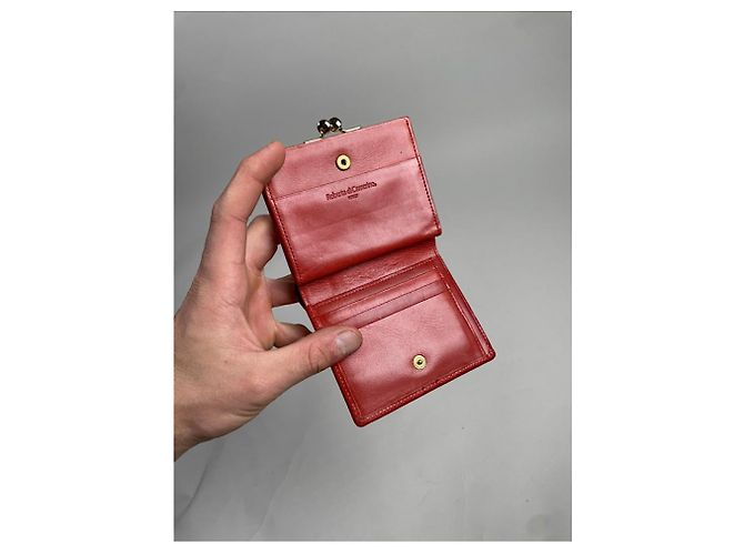 Cartera de cuero rojo ROBERTA DI CAMERINO Roja - vista 5