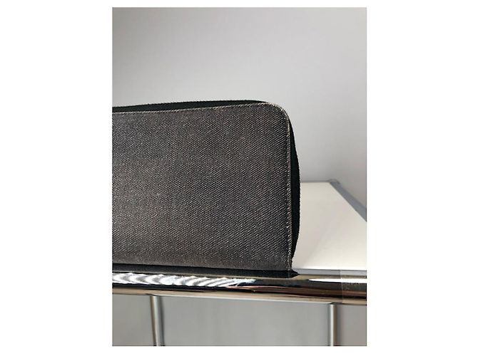 Bulgari Billetera de algodón antracita Serpenti de Bvlgari Gris antracita - vista 5