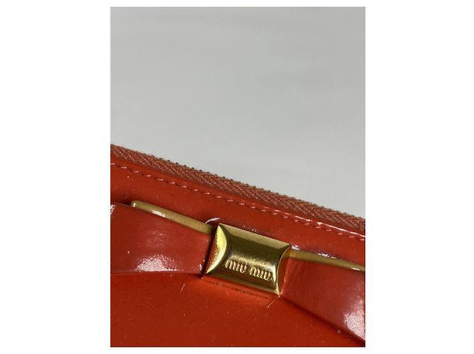 Miu Miu rote Lackledertasche - Ansicht 5