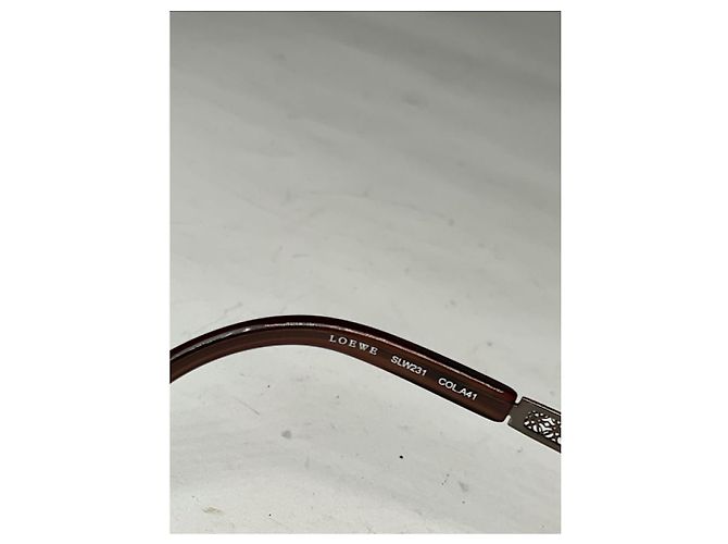 Occhiali da sole in metallo Loewe Argento - vista 4