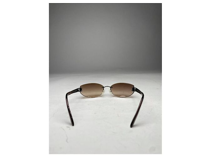 Occhiali da sole in metallo Loewe Argento - vista 5