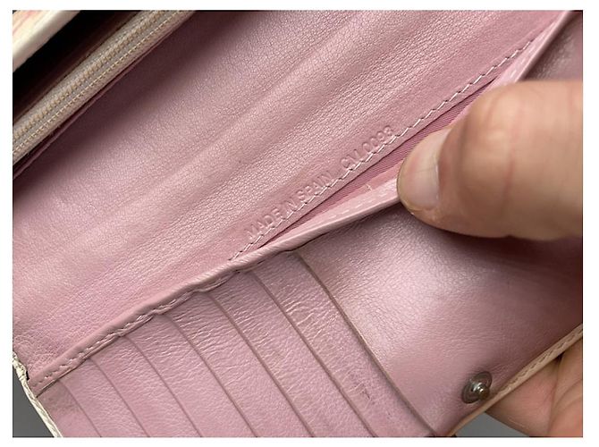 Cartera de cuero rosa Dior Saddle - vista 5