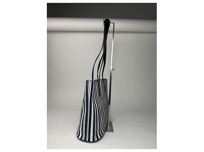 Courreges Borsa in pelle navy Courrèges Blu navy - vista 3
