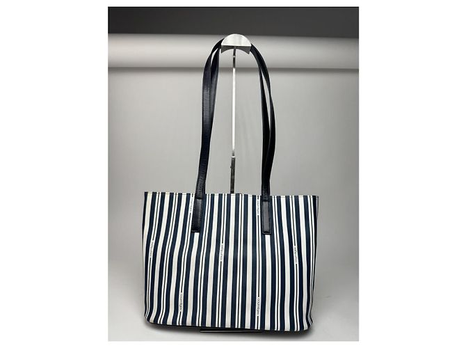 Courreges Borsa in pelle navy Courrèges Blu navy - vista 4