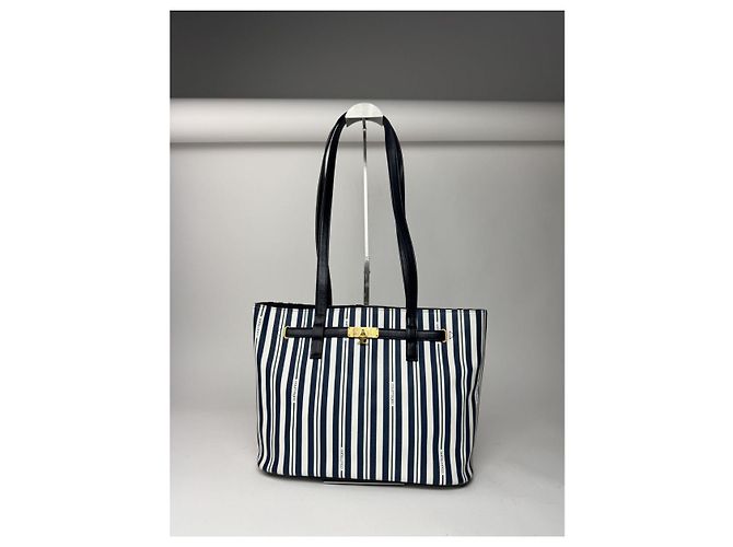 Courreges Borsa in pelle navy Courrèges Blu navy - vista 5