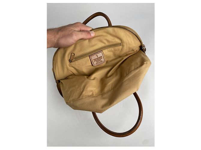 Borsa in pelle gialla Trussardi Giallo - vista 2