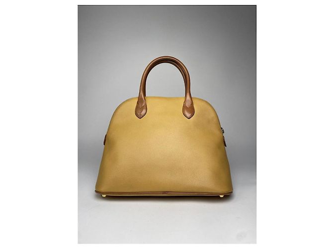 Borsa in pelle gialla Trussardi Giallo - vista 3