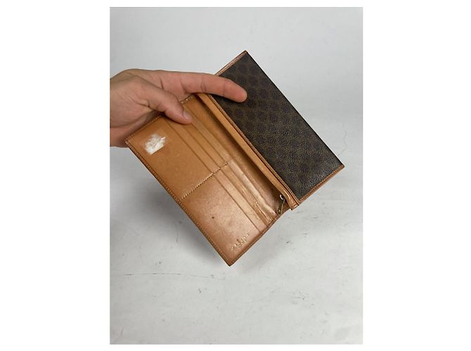 Céline Borsa in pelle marrone Celine - vista 3