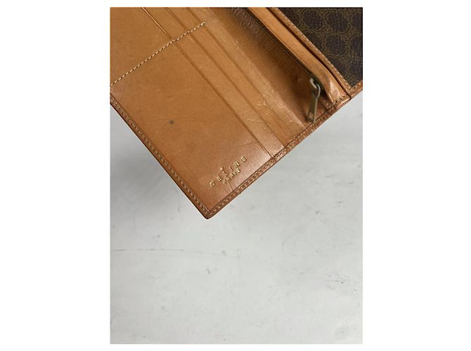 Céline Borsa in pelle marrone Celine - vista 4