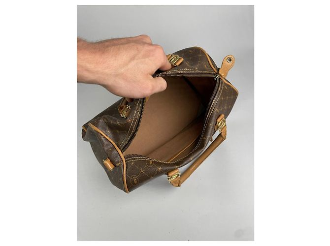 Borsa in pelle marrone Trussardi - vista 2