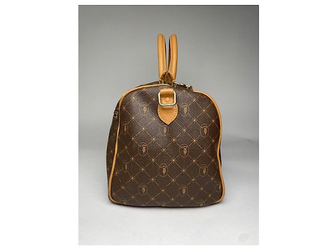 Borsa in pelle marrone Trussardi - vista 5