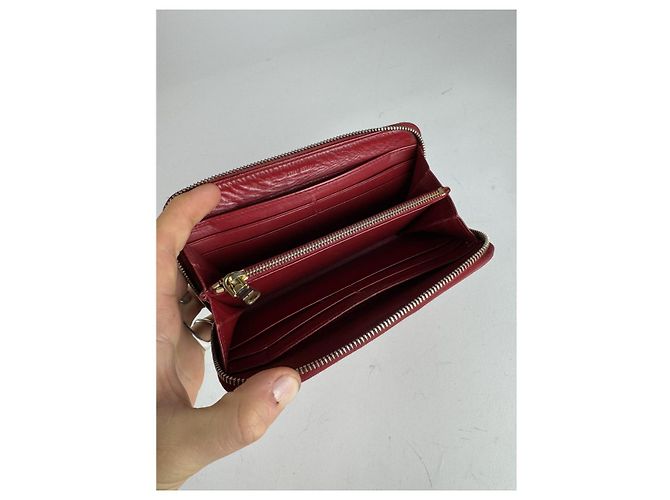 Cartera de cuero rojo Miu Miu Roja - vista 3